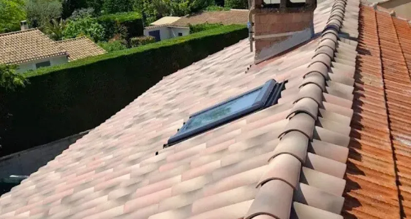 Pose des matériaux de toiture