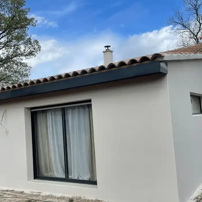 travaux de façade sur une maison